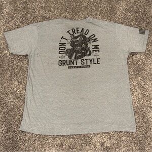 Grunt Style Don’t Tread On Me Snake Military USA Gadsden Flag Shirt 3XL Patriot